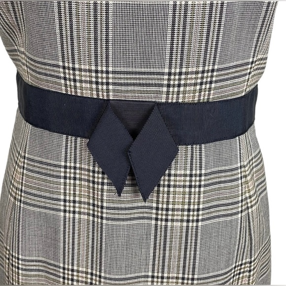 Vintage Milly of New York Sheath Dress – Glen Plaid, Size 8 - Picture 3 of 6